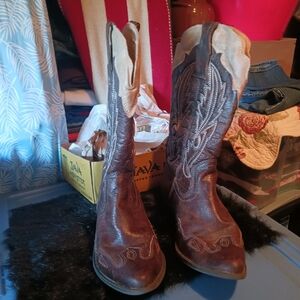 Brown Western Cowboy Boots